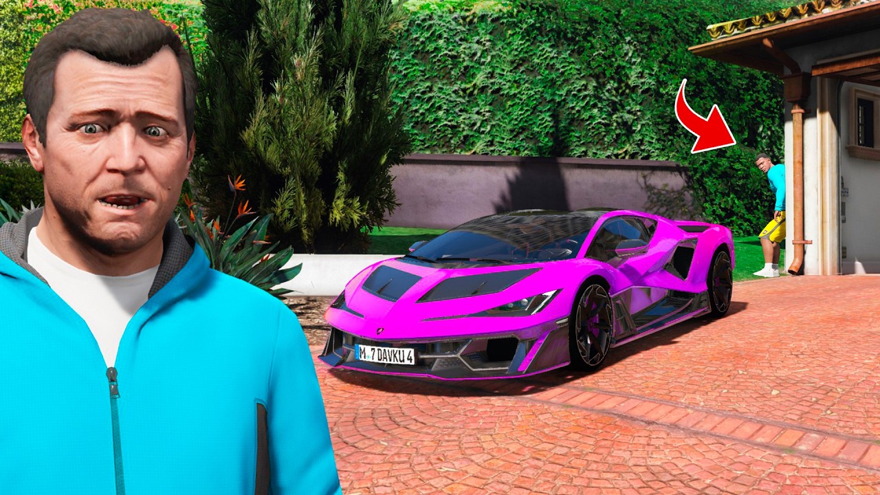 O FRANKLIN ROUBOU O CARRO DO MICHAEL NO GTA 5!