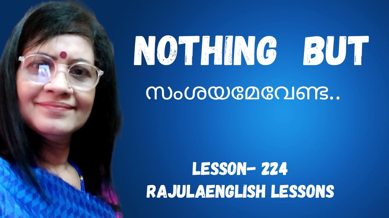 #NOTHING BUT English expression| English tutorial| Lesson  224 Rajula English Lessons
