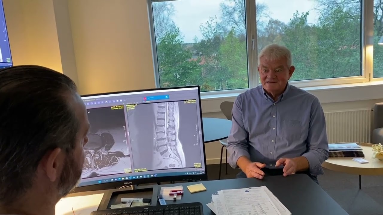 Per på 70 år opereret for forsnævring i lænden (spinalstenose)