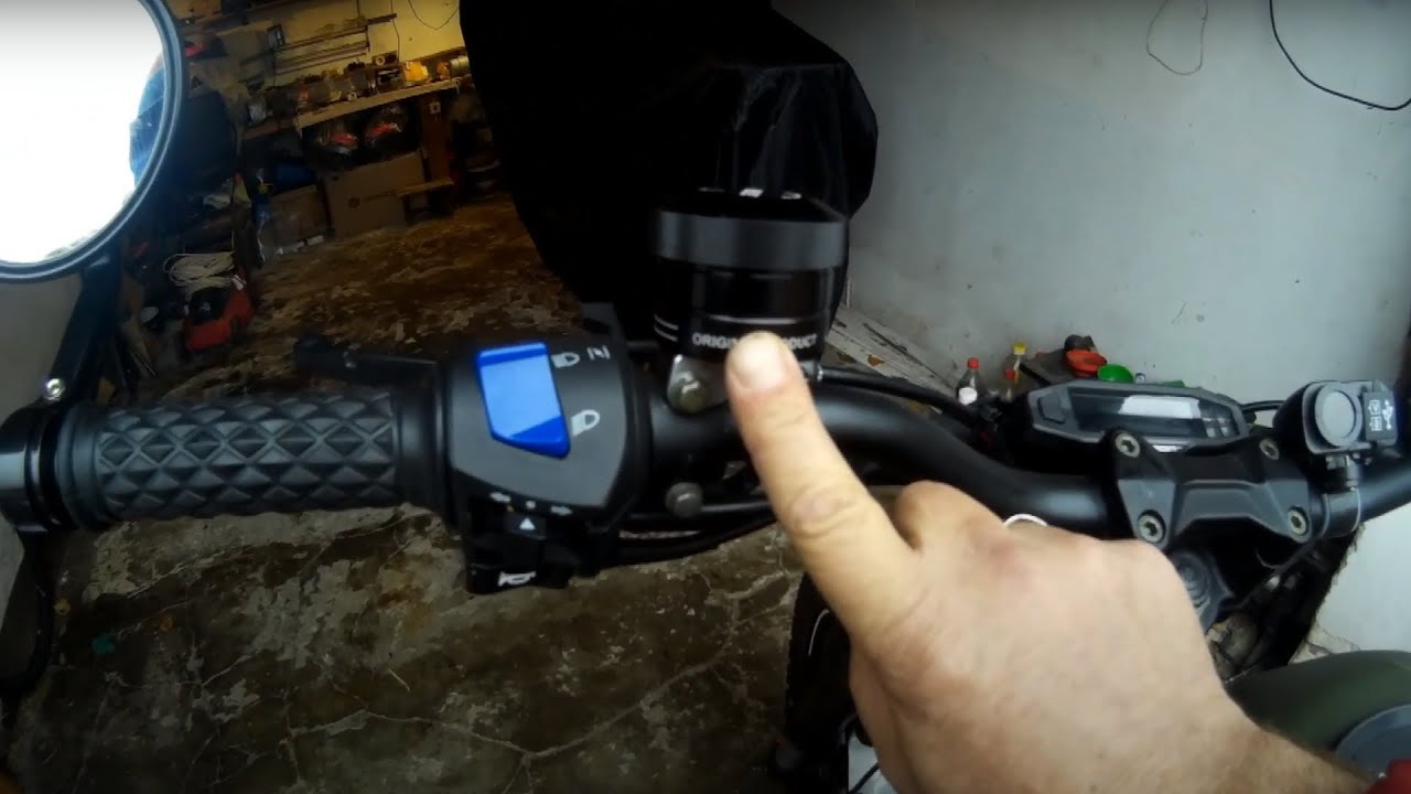 Geon Scrambler 250 Установка смазчика цепи GIDIBI