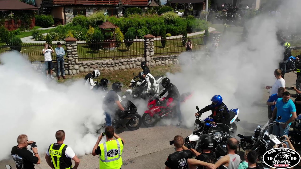 X Orawski Rajd Motocyklowy - Chyżne, Palenie kapcia :)