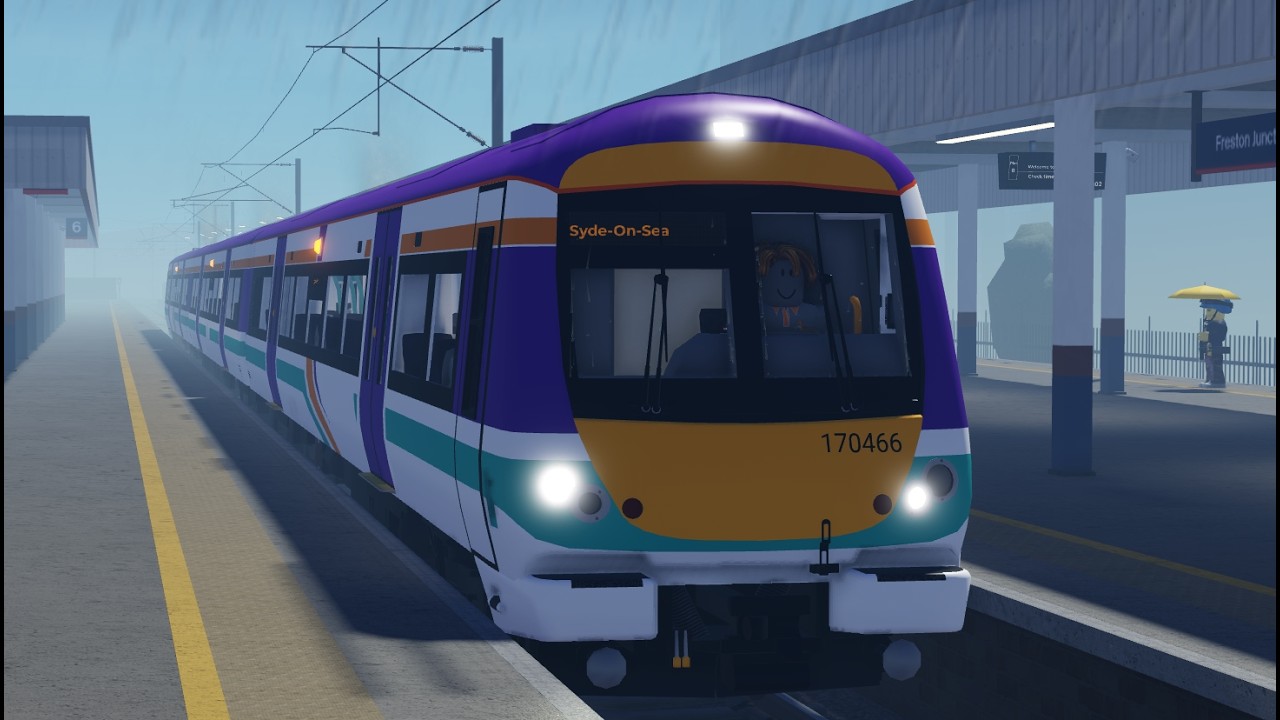 Vlog 29: Roblox: British Railway- V1.4 Update- Class 170 Freston Junction to Syde-On-Sea