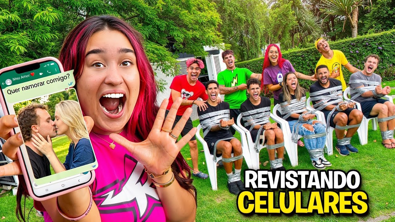 REVISTAMOS OS CELULARES DA PRODUÇÃO *Deu confusão !