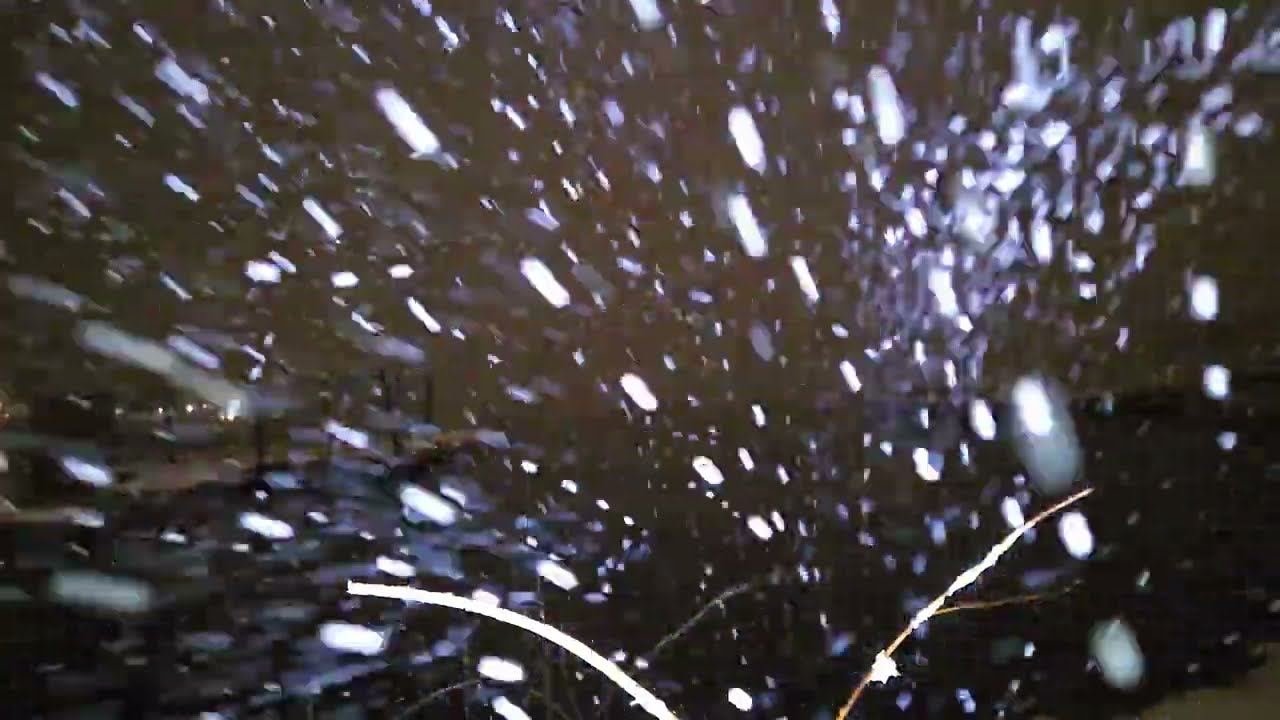 BIG BEAR LAKE-FRONT CALIFORNIA BRIEF STORM SNOW-BURST TIME-LAPSE & VIDEO HYBRID LOOKING TO THE NORTH