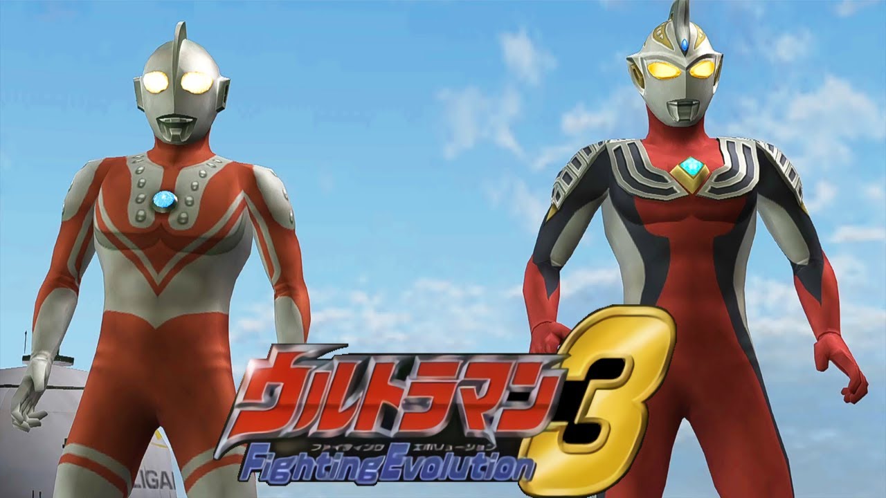 [PS2] Ultraman Fighting Evolution 3 - Tag Mode - Zoffy and Ultraman Justice (1080p 60FPS)