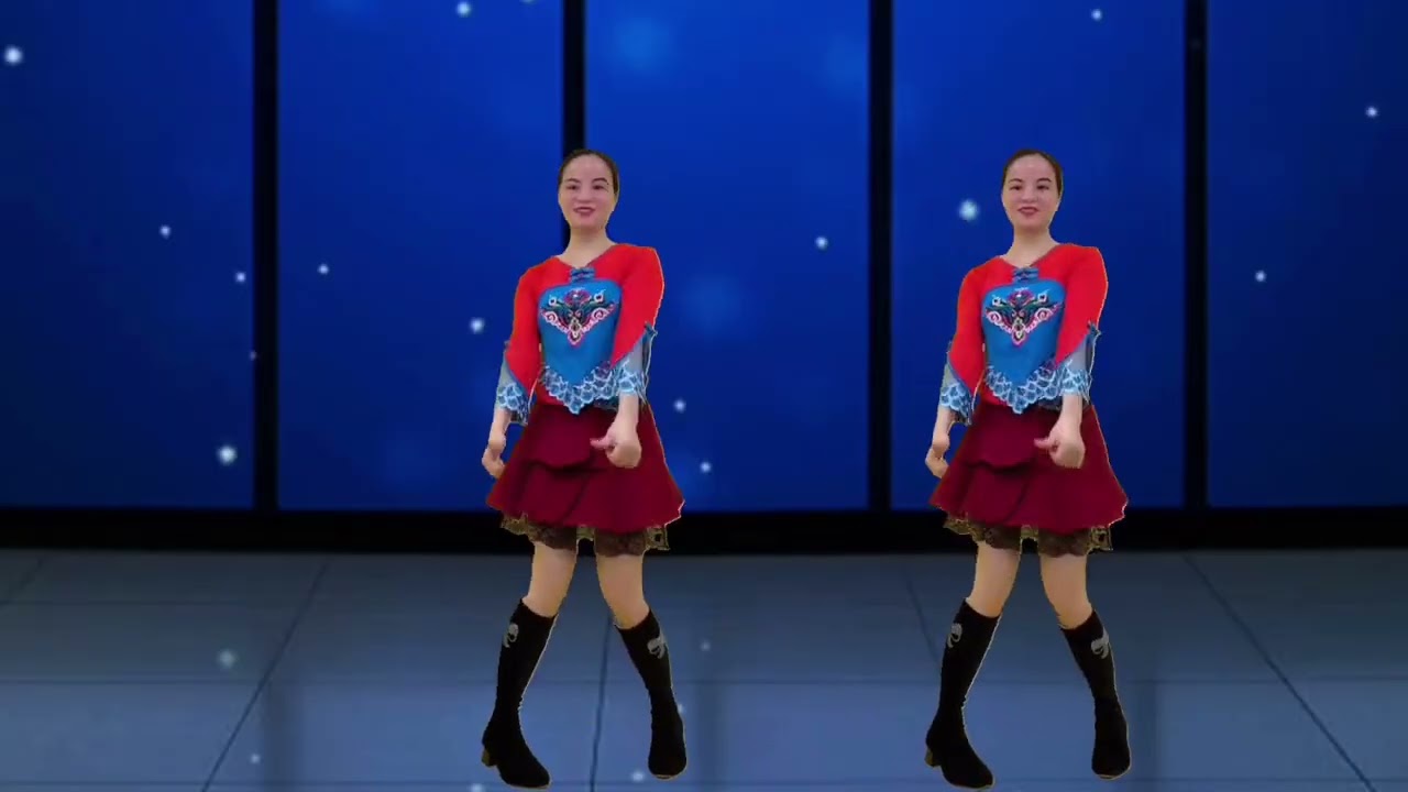 健身操《新春送福》变美变瘦变好看 让健身成为一种习惯