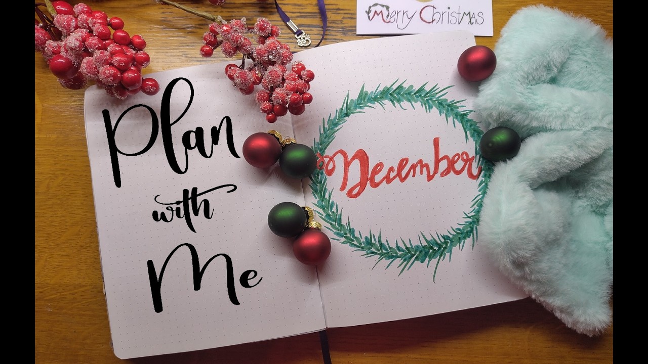 Bujo setup | December 2025 | Christmas & Winter Wonderland🎄❄️