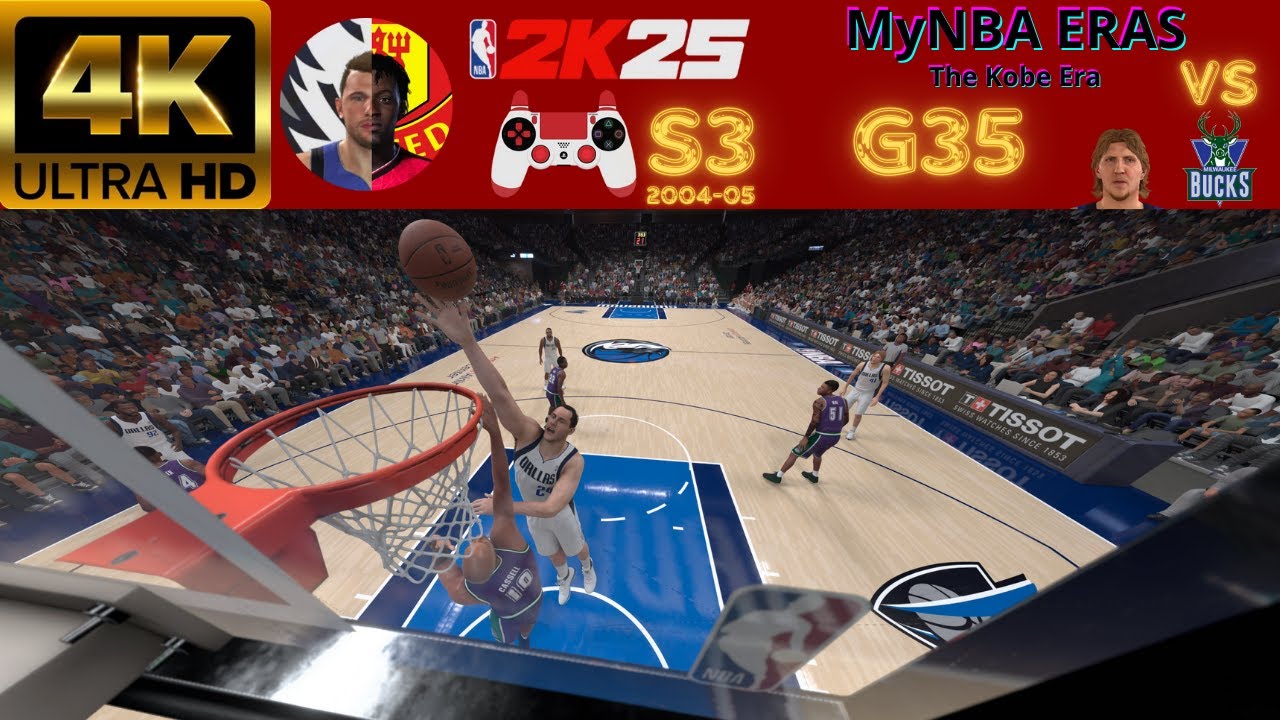 [NBA2K25][HoF]第三季三十五場 vs公鹿[一鏡到底][曼巴紀元]