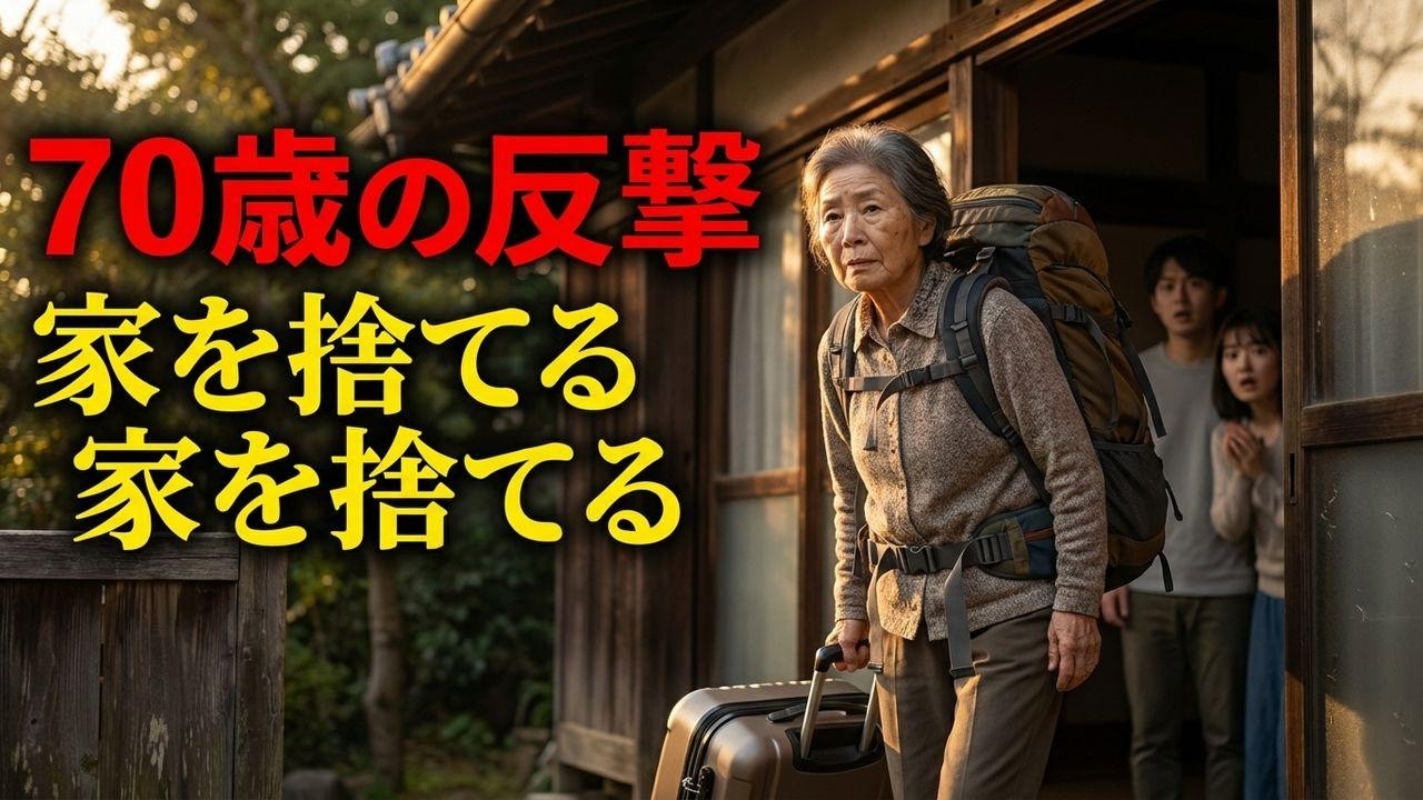 「静かにして」嫁の暴言に70歳の私が激怒。家を捨てて選んだ驚愕の道