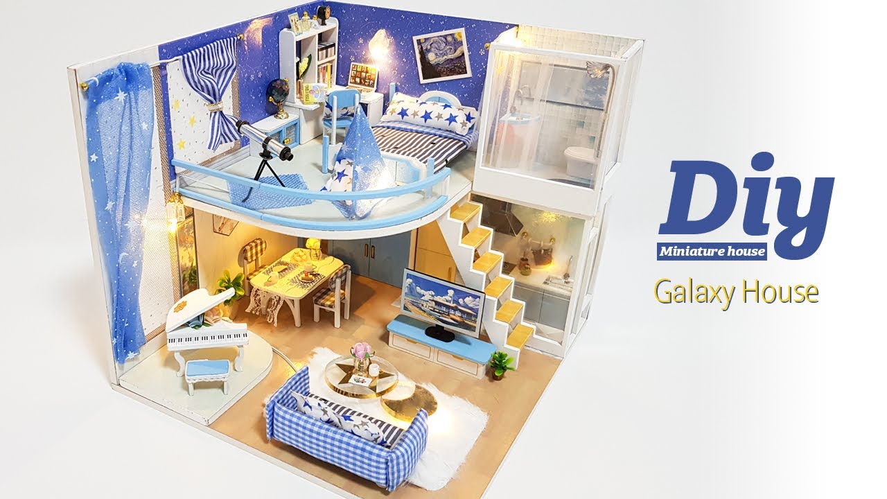DIY Miniaturehouse Kitㅣgalaxy houseㅣ갤럭시하우스ㅣ미니어처하우스ㅣ박소소(soso miniature)