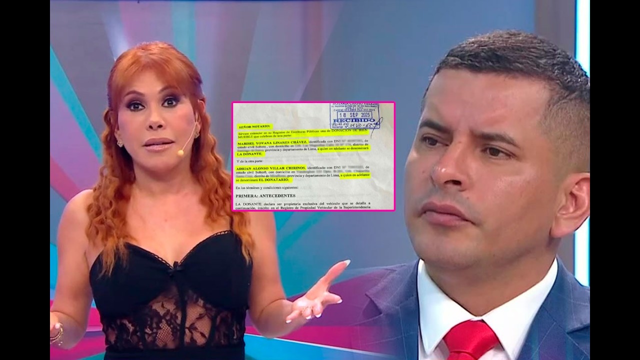 Magaly Medina a Elio Riera por insistir en validez de documento: 