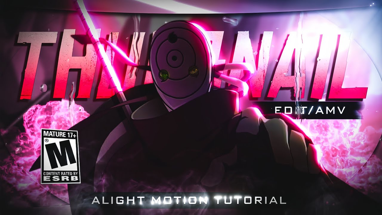 How To Make Thumbnail In Alight Motion/Node | Thumbnail Tutorial | AMV Tutorial!