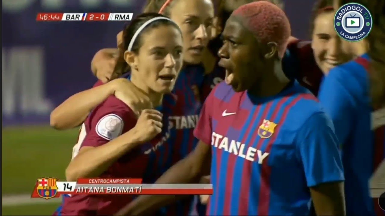 Asisat Oshoala vs Real Madrid | Copa del Reina semifinal | Goal & Assist highlights