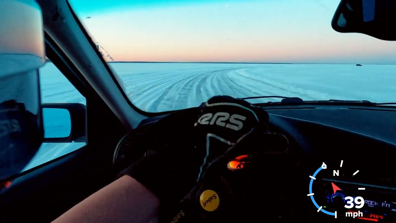 Võrtsjärve Ice track - BMW e36 328i
