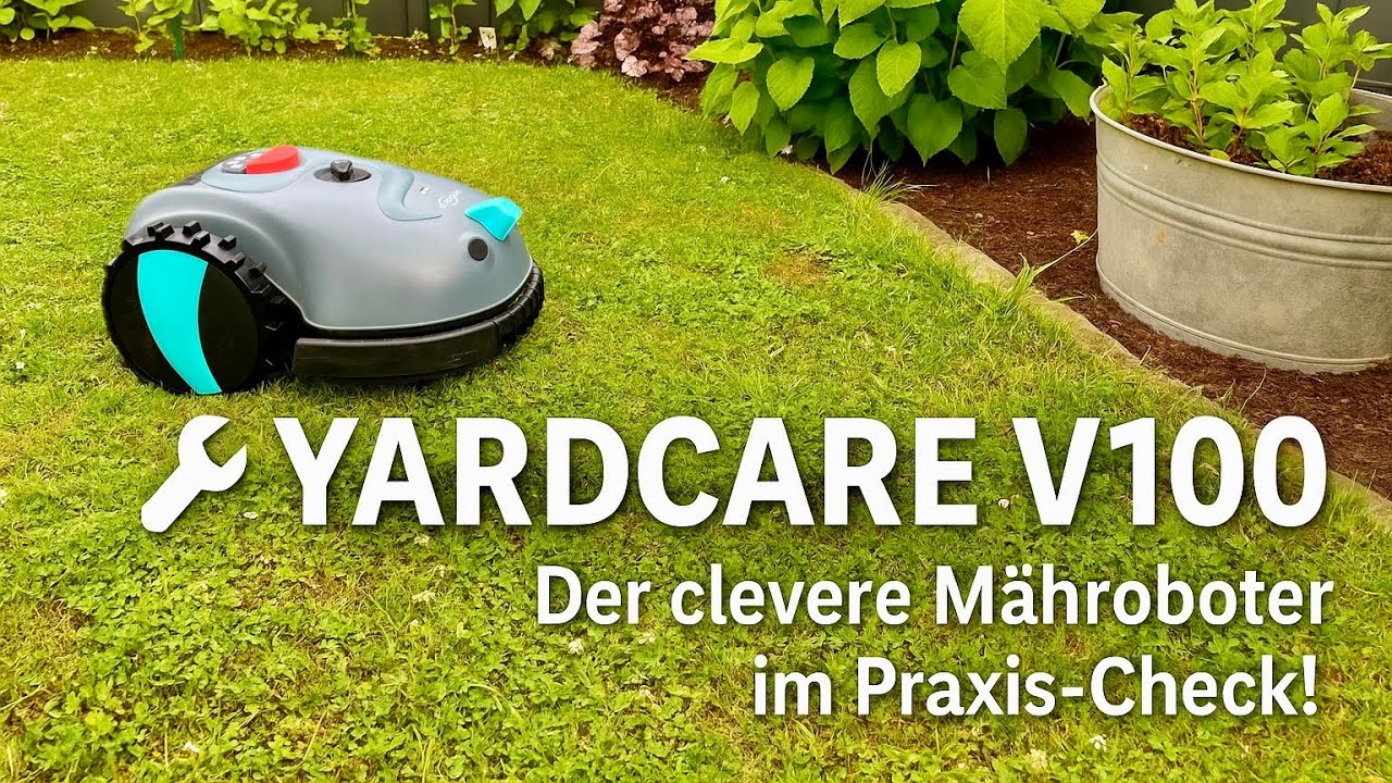 YARDCARE V100 – Der autonome Rasenroboter für makellose Perfektion!