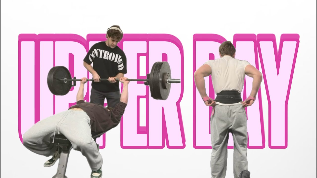 UPPER DAY VLOG | 325 BENCH PR