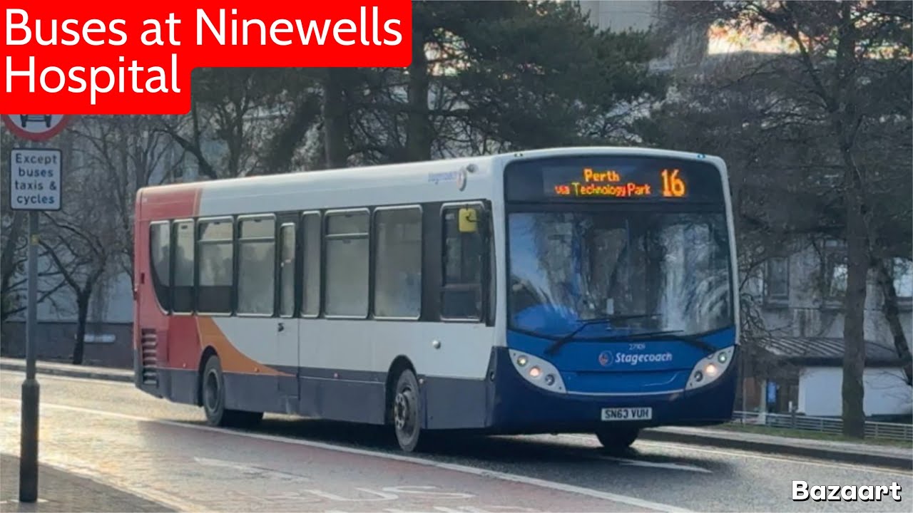 Buses at Ninewells Hospital, Dundee • CentralScotlandBuses