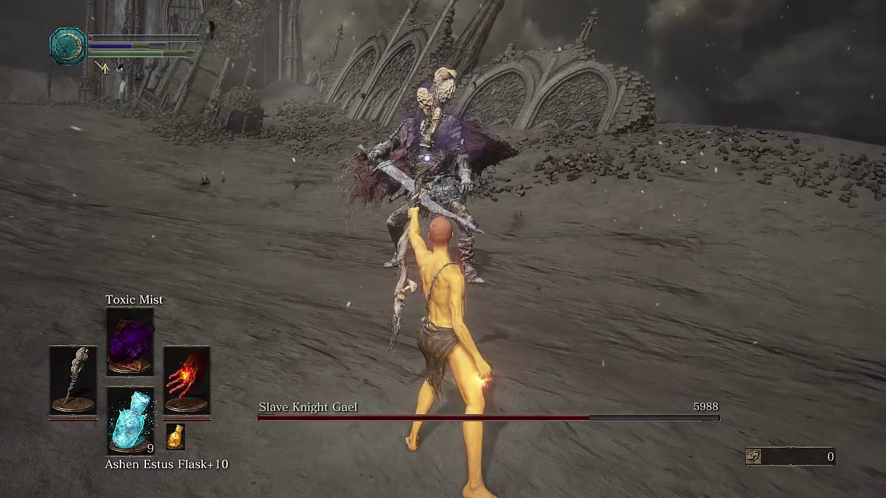 Dark Souls 3 Slave Knight Gael SL1 NG7 - Cheese Strategy (Explained)