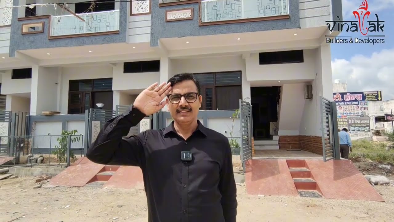 68 गज के प्लॉट पर बना दिया इतना बड़ा घर आखिर कैसे बना दिया 😱🥺#houseinjaipur#3bhkvillajaipur#house