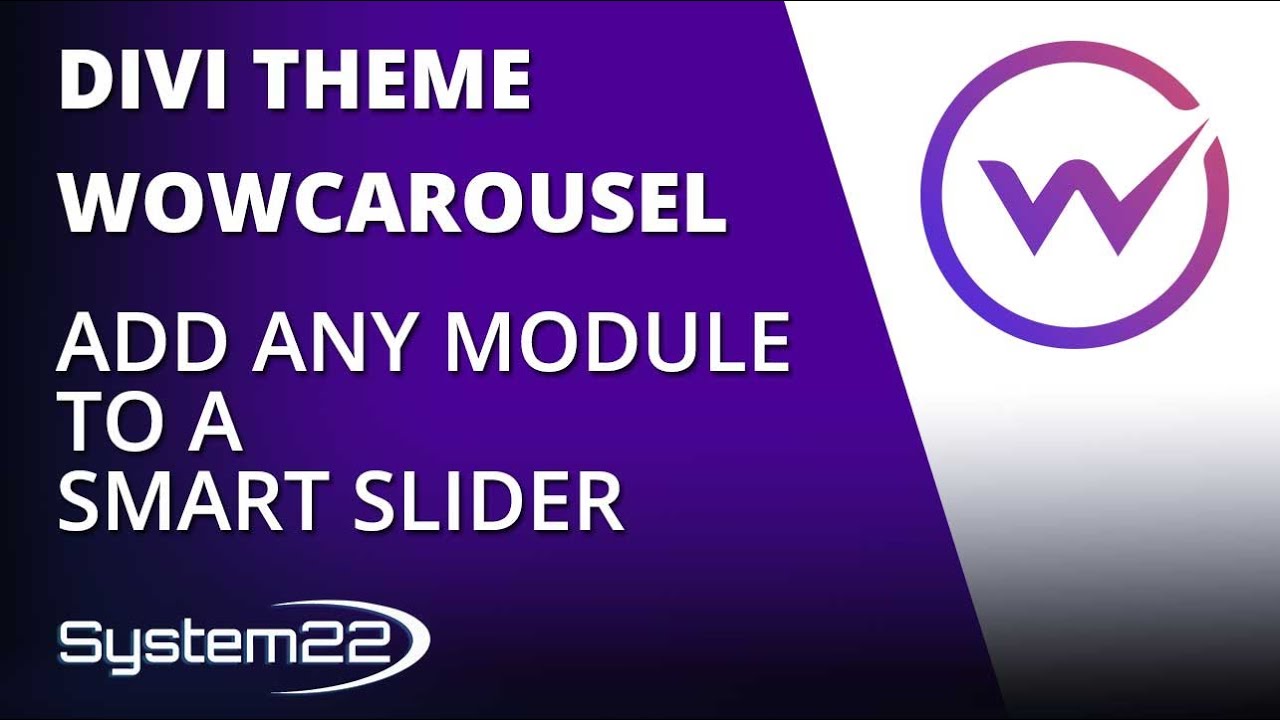Плагин Divi Theme WowCarousel: добавьте любой модуль в умный слайдер 👍