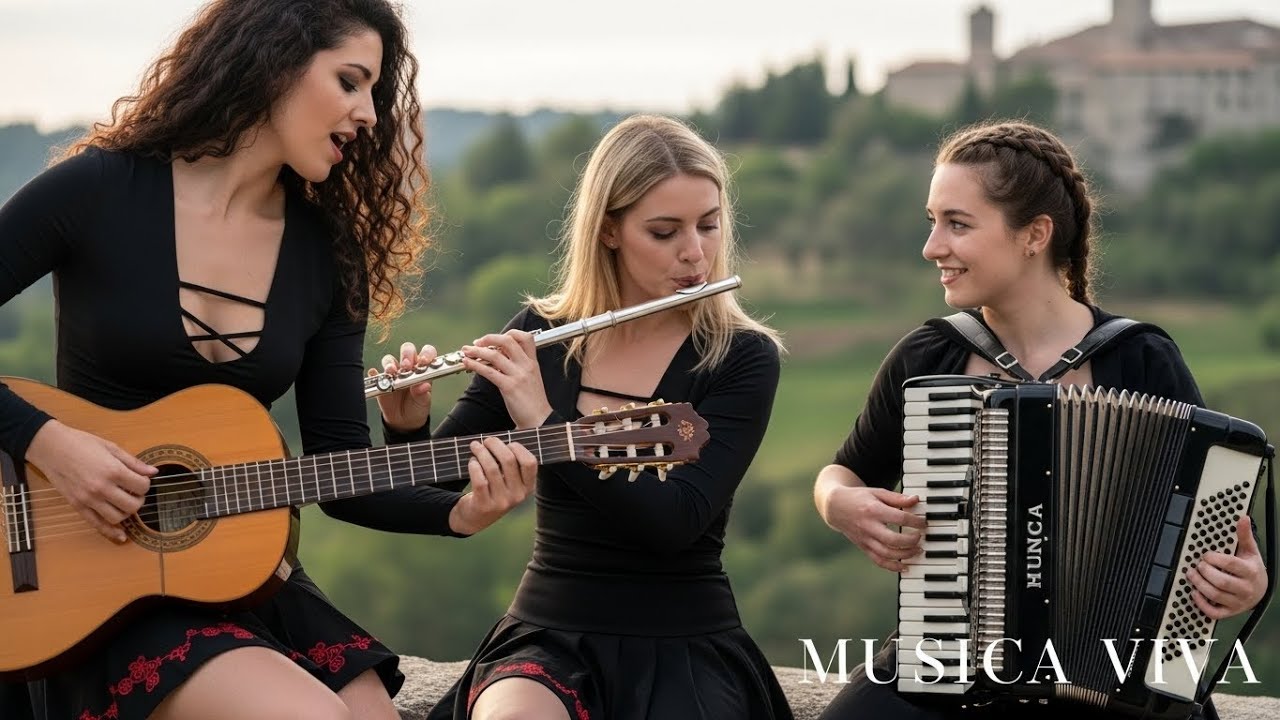 Magnificent Flamenco Harmony – Guitar, Accordion & Flute Live