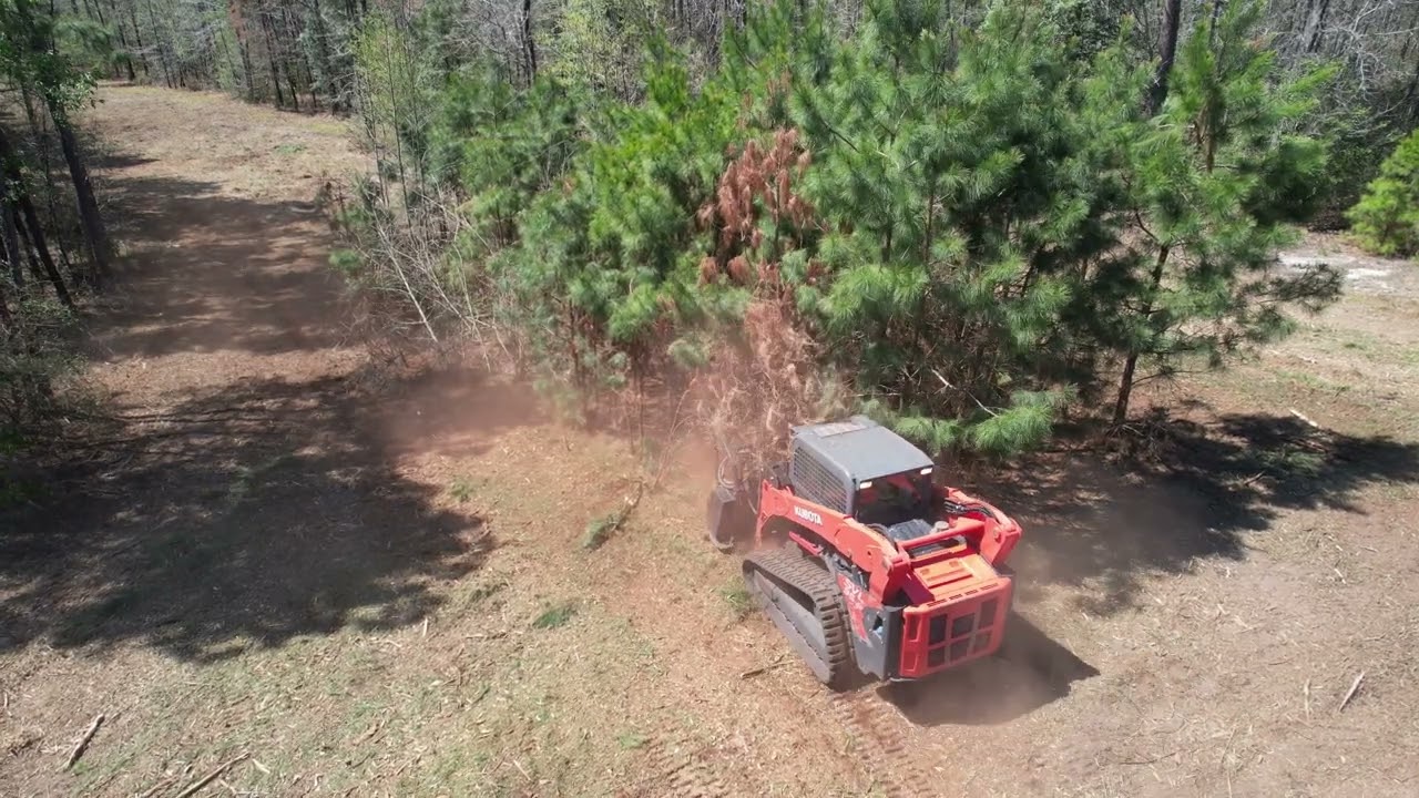 Forestry Mulching Demo of 4 Inch Material and Under