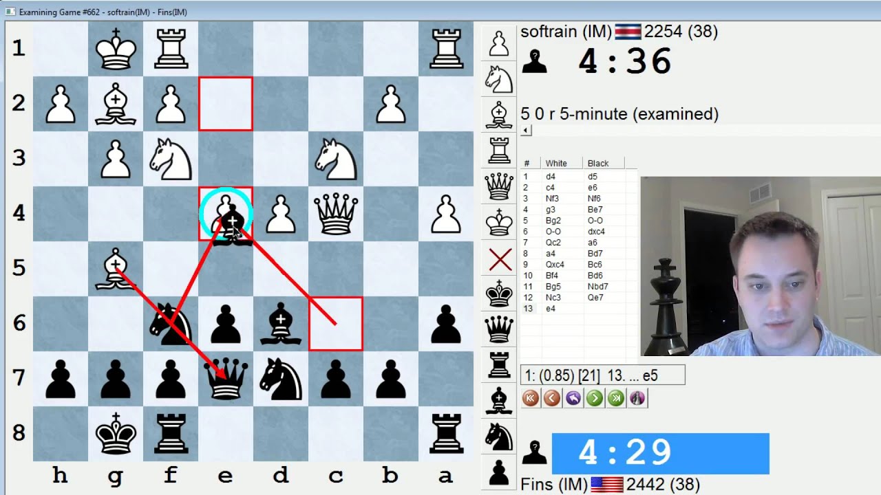 Blitz Chess #361: IM softrain vs. IM Bartholomew (Catalan Opening)