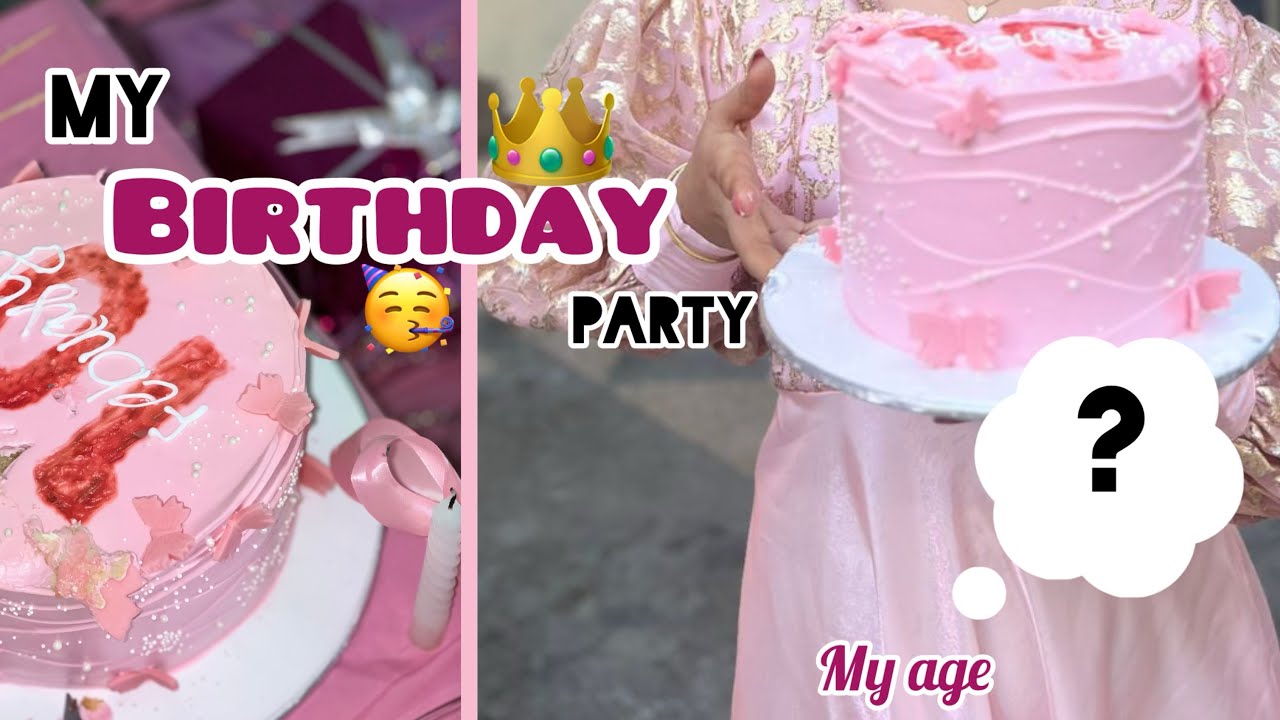 My birthday party 🥳/finally wait is over my birthday is here😁🫀