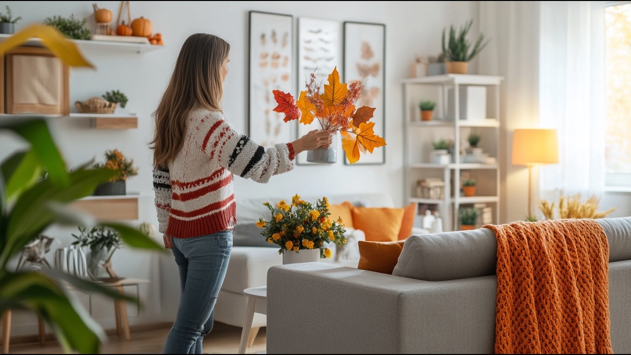 Cozy Fall Living Room Design Ideas 2025 | Autumn Home Decor Trends | Seasonal Styling Tips