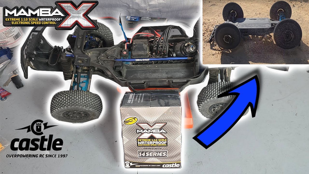 Traxxas Slash 4x4 Gets A Castle Mamba X! (Install & Bash)