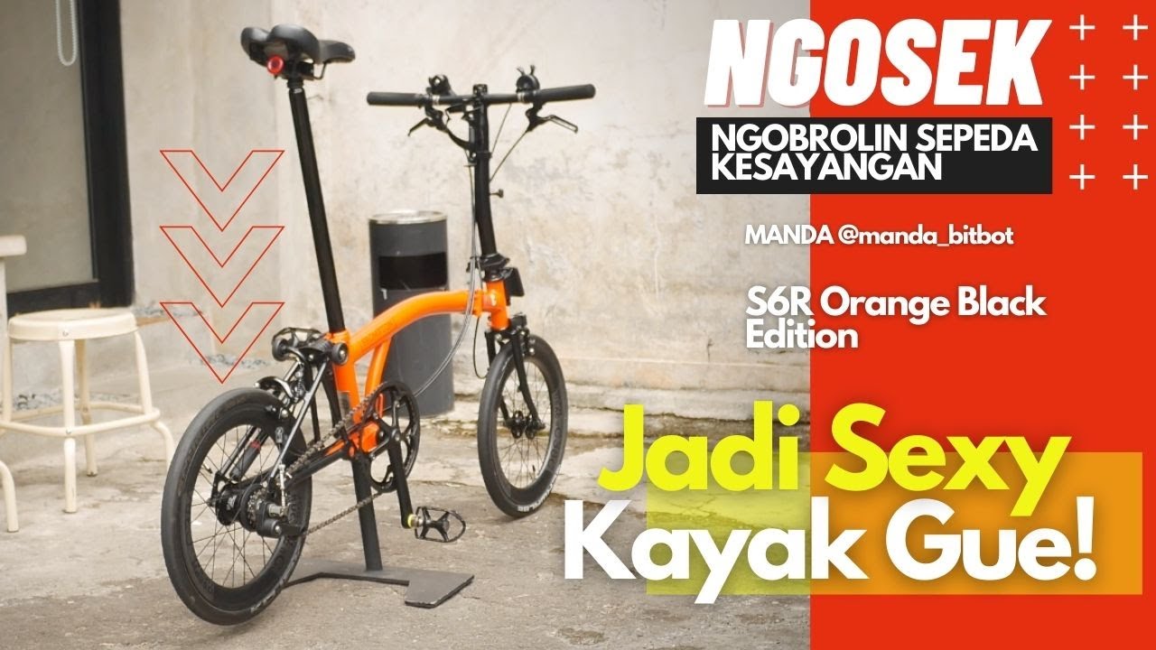 NGOSEK | UPGRADE Brompton Orange BE S6R