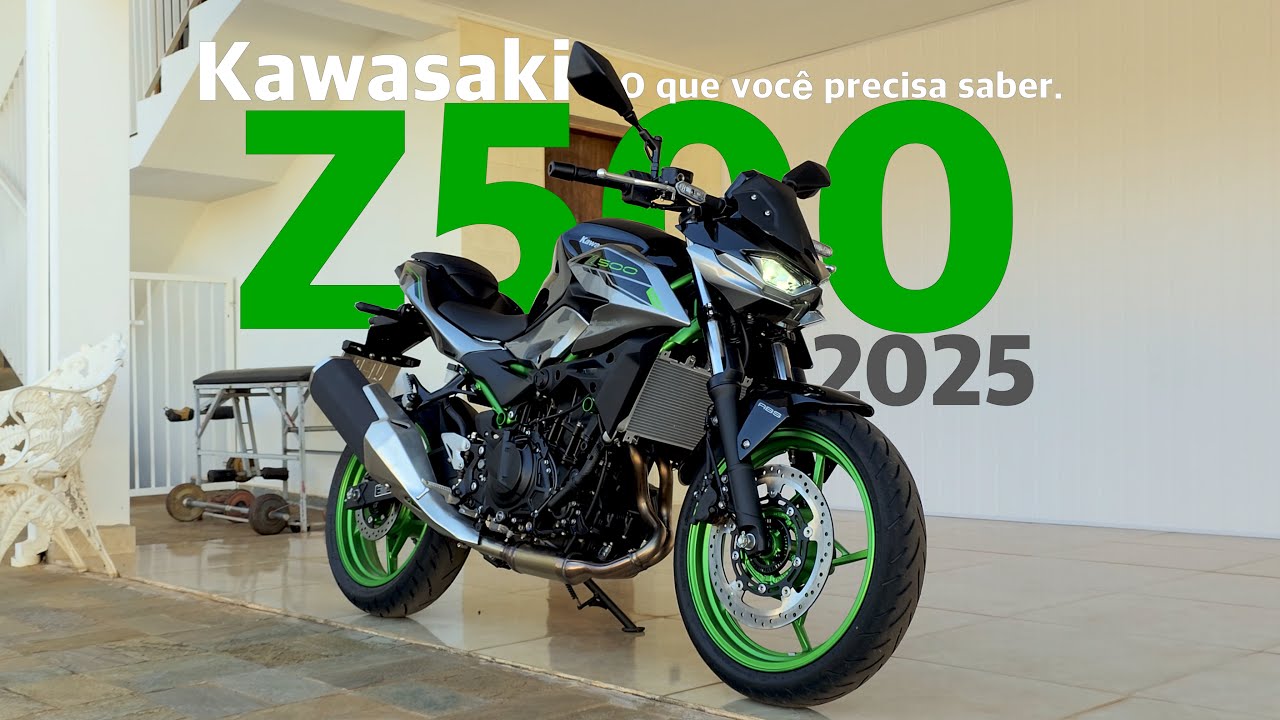 Nova Kawasaki Z500 SE 2025 em Detalhes e Preço na Concessionária!