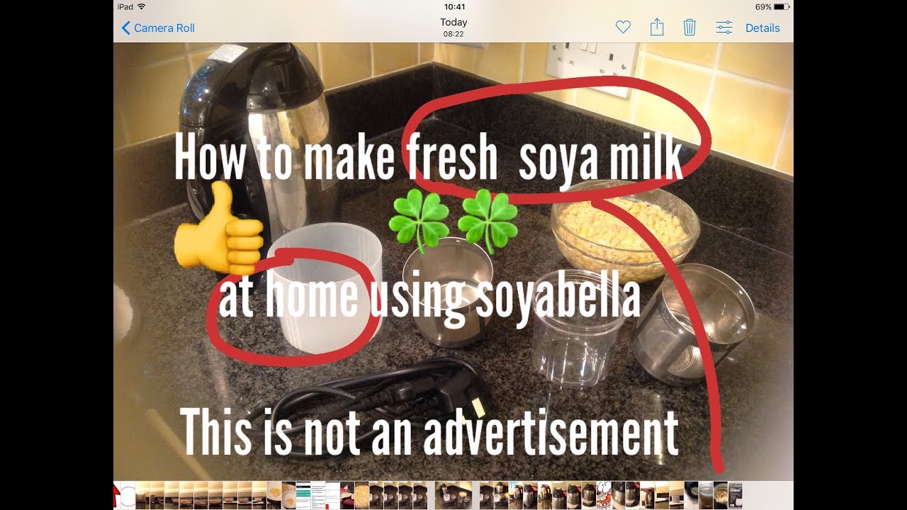How to use soyabella make fresh soya milk at home- not an advertisement