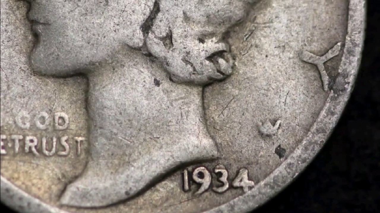 1934 D MERCURY DIME: $3 - $200, DEPENDING ON NUMISMATIC CONDITION (AS OF DECEMBER 2018) 90% SILVER
