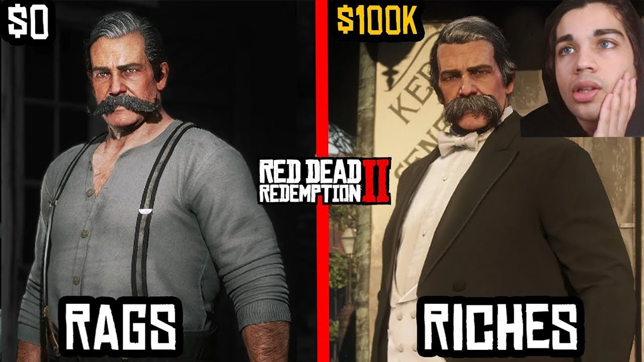 Я прошёл путь от бедняка до богача в Red Dead Redemption 2