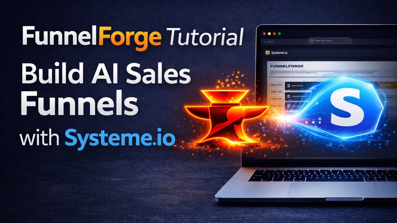 FunnelForge Tutorial Build AI Sales Funnels with Systeme io