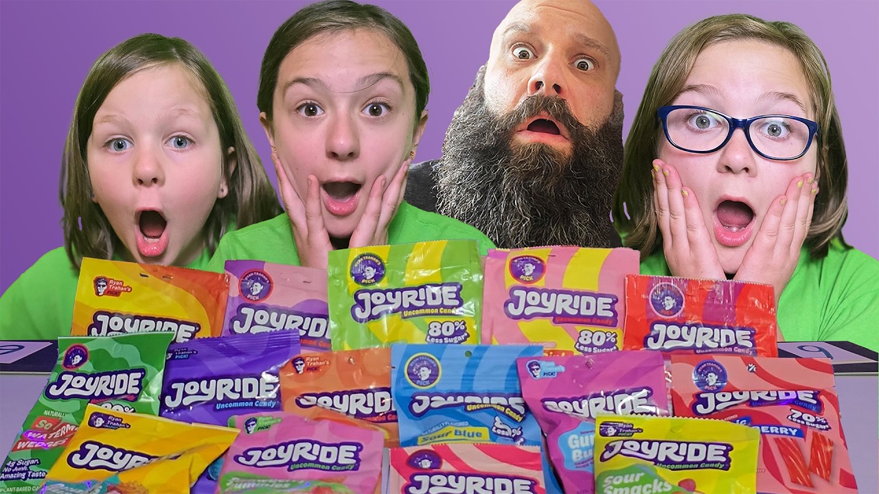 We Tried Every Sour Joyride Candy We Could Find! Round 4!