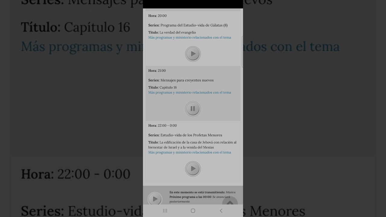 Audio libro. Nuestra vida.