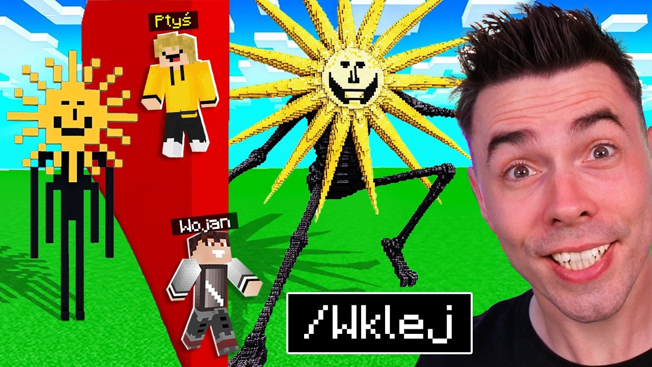 OSZUKUJE w KONKURSIE BUDOWANIA SUN MAN ☀️ Minecraft!