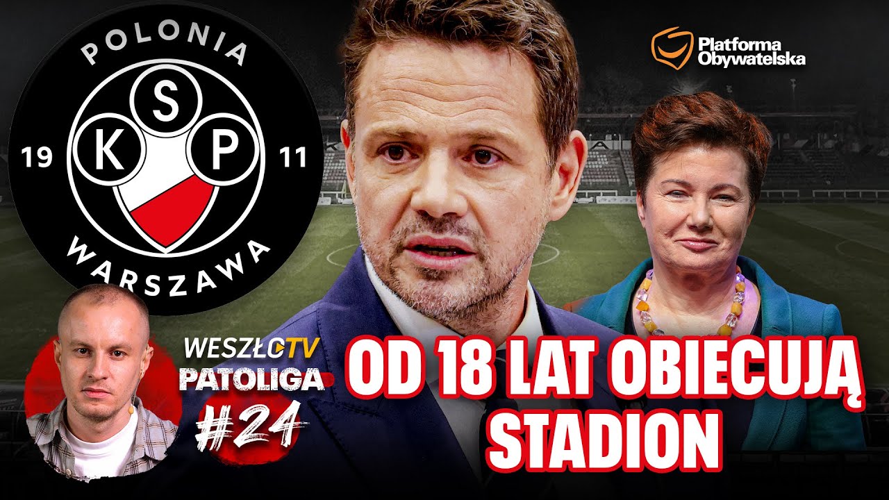 TRZASKOWSKI, HGW, STADION POLONII WARSZAWA - ROZLICZENIE OBIETNICY Z 2007 ROKU | Patoliga #24