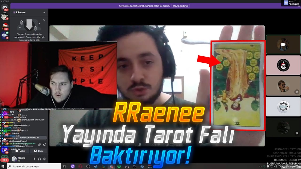 RRaenee Yayında Tarot Falı Baktırıyor!