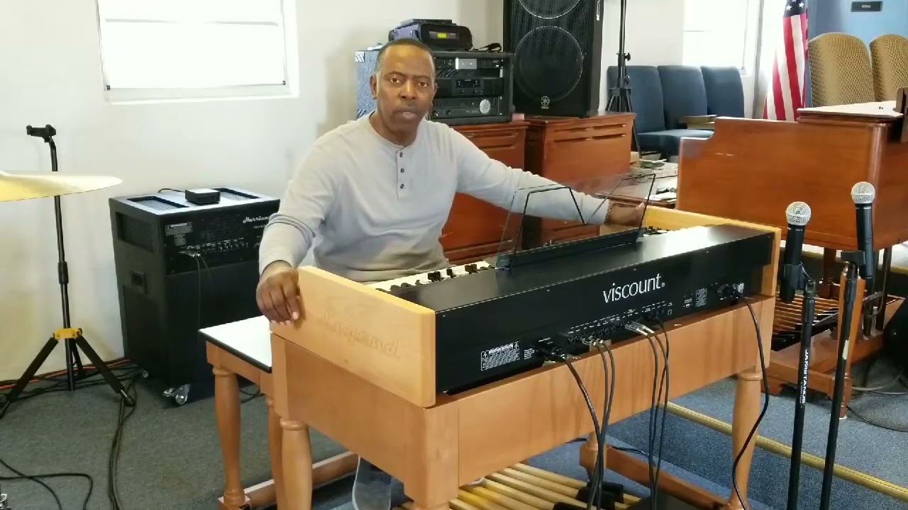 Viscount Legend Organ Outputs, Key B, Viscount Editor, Hammond C3, B3, A100, Bishop Samuel Butts