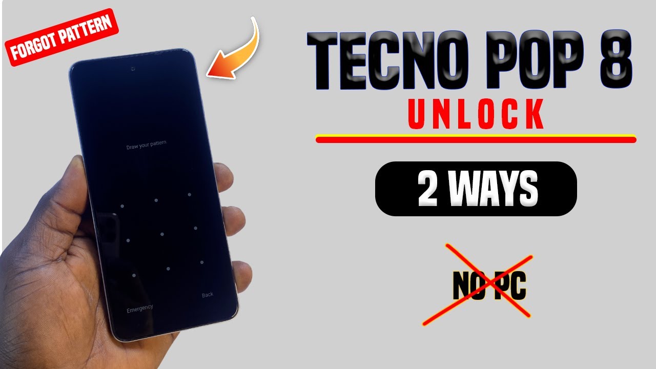 Hard Reset Tecno Pop 8 | Factory Reset Remove Pattern/Lock/Password  Tecno Hard Reset Pattern Unlock