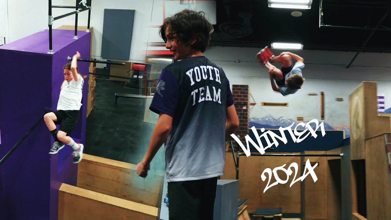 Origins Parkour Youth Team Best Clips Winter 2024