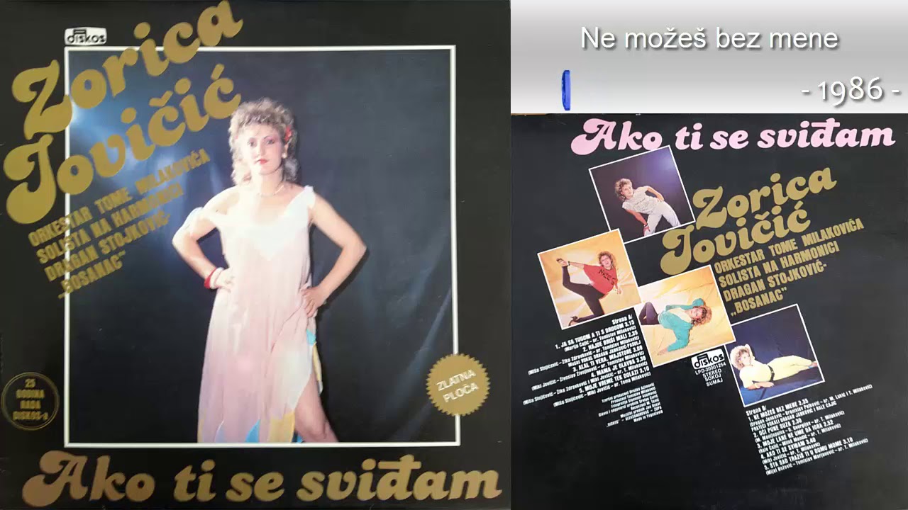 Zorica Jovicic - Ne mozes bez mene - (Audio 1986)