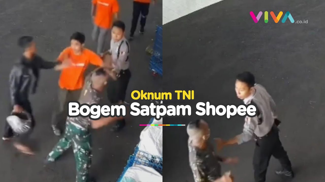 Gegara Pesanan Barang, Oknum TNI Baku Hantam dengan Satpam Shopee