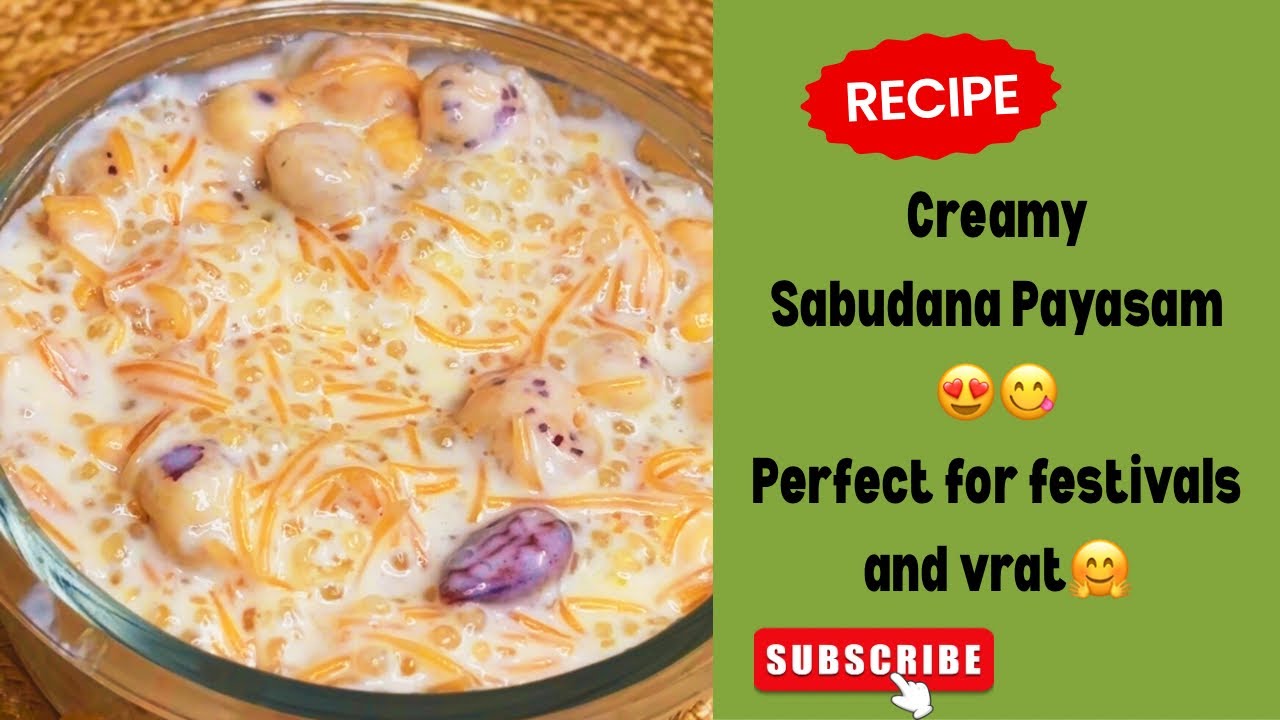 Creamy, rich & delicious Sabudana Payasam😍Creamy Sago Kheer in 20 Minutes#viral #trending #ytviral 