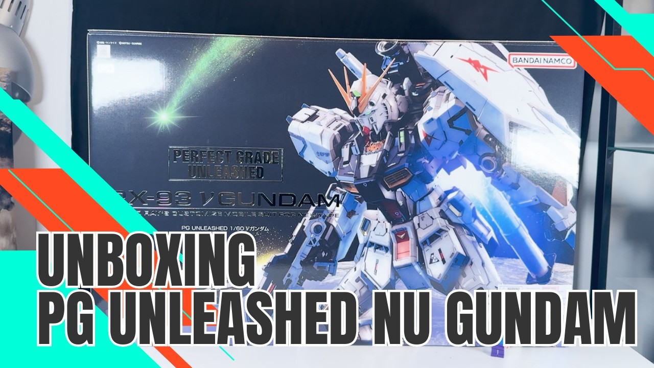 Распаковка Perfect grade Unleashed Nu Gundam