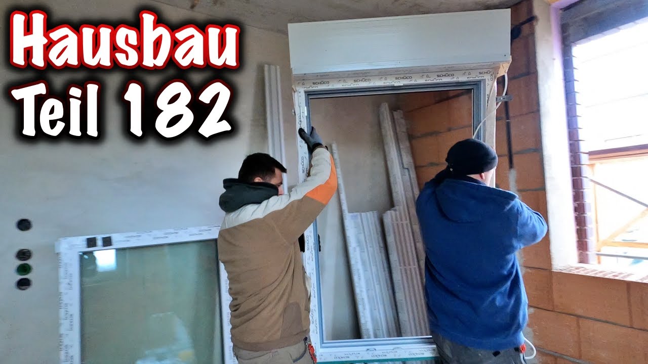Hausbau Teil 182! (Fenstereinbau) ElektroM