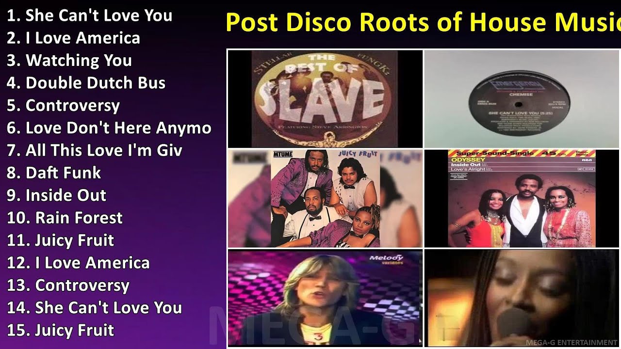 Post Disco Roots of House Music ~ Top Disco Songs